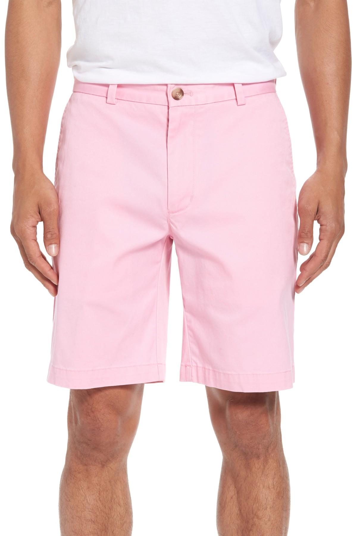 Vineyard Vines Cotton 9 Inch Stretch Breaker Shorts in Pink for Men - Lyst