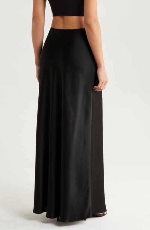 【Simkhai】 Kiriサテン maxiスカート Kiri satin maxi skirt in blue - Simkhai | Mytheresa