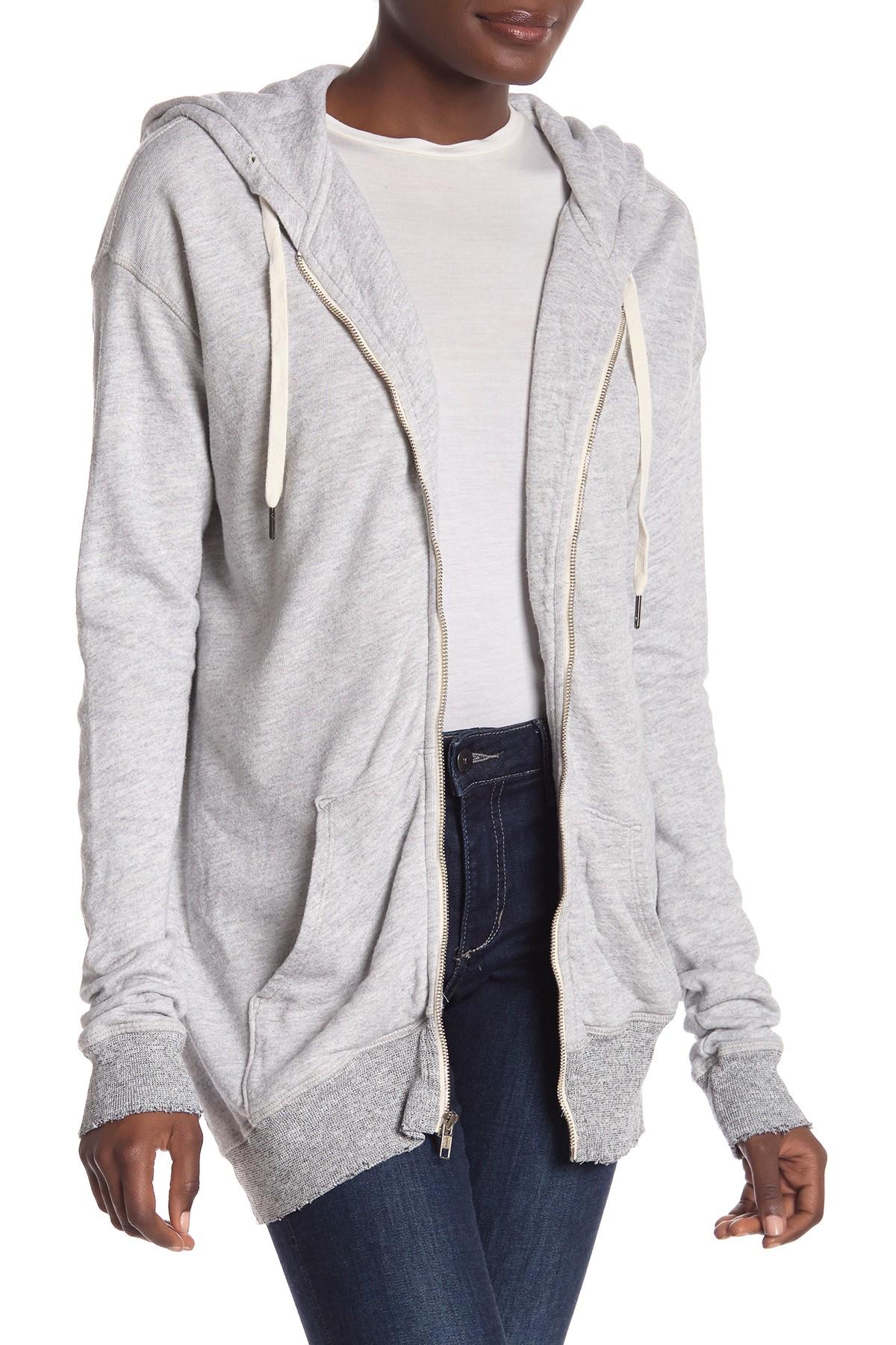Download n:PHILANTHROPY Cotton Cleo Oversize Zip Front Hoodie in ...