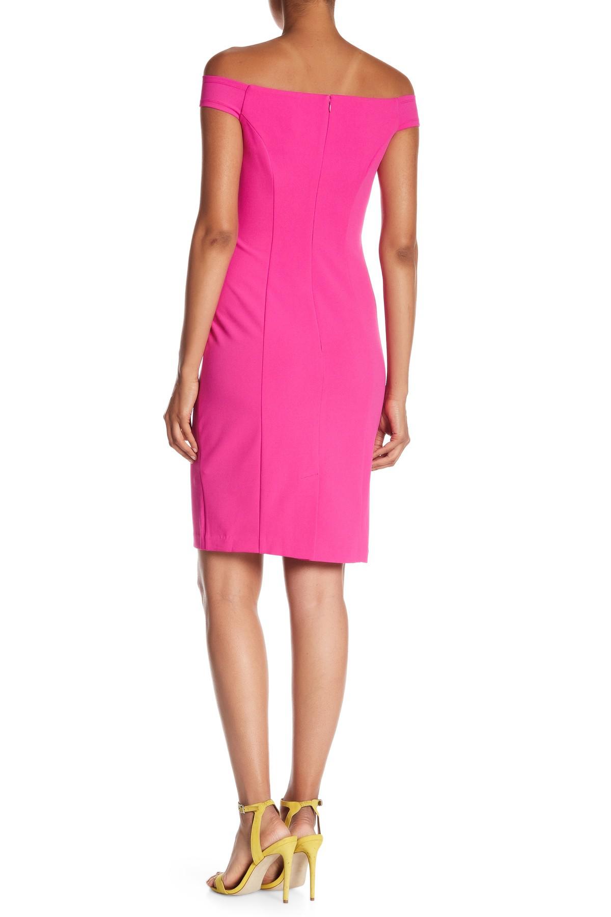 Vince camuto hot pink dress 2025