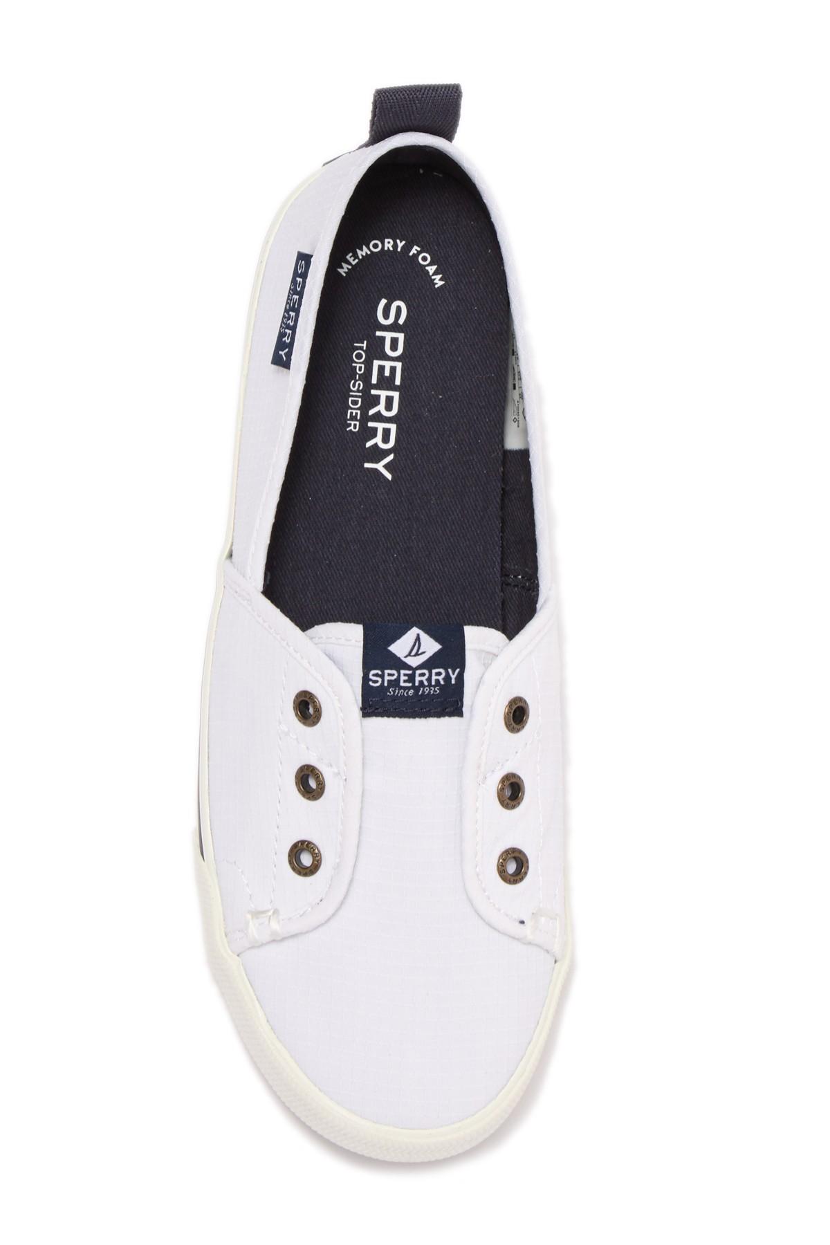 sperry lounge wharf white
