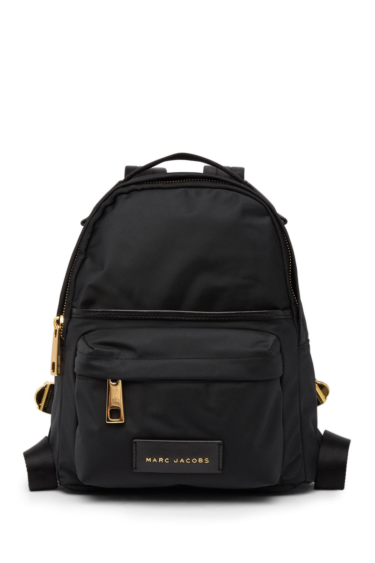 marc jacobs black nylon backpack