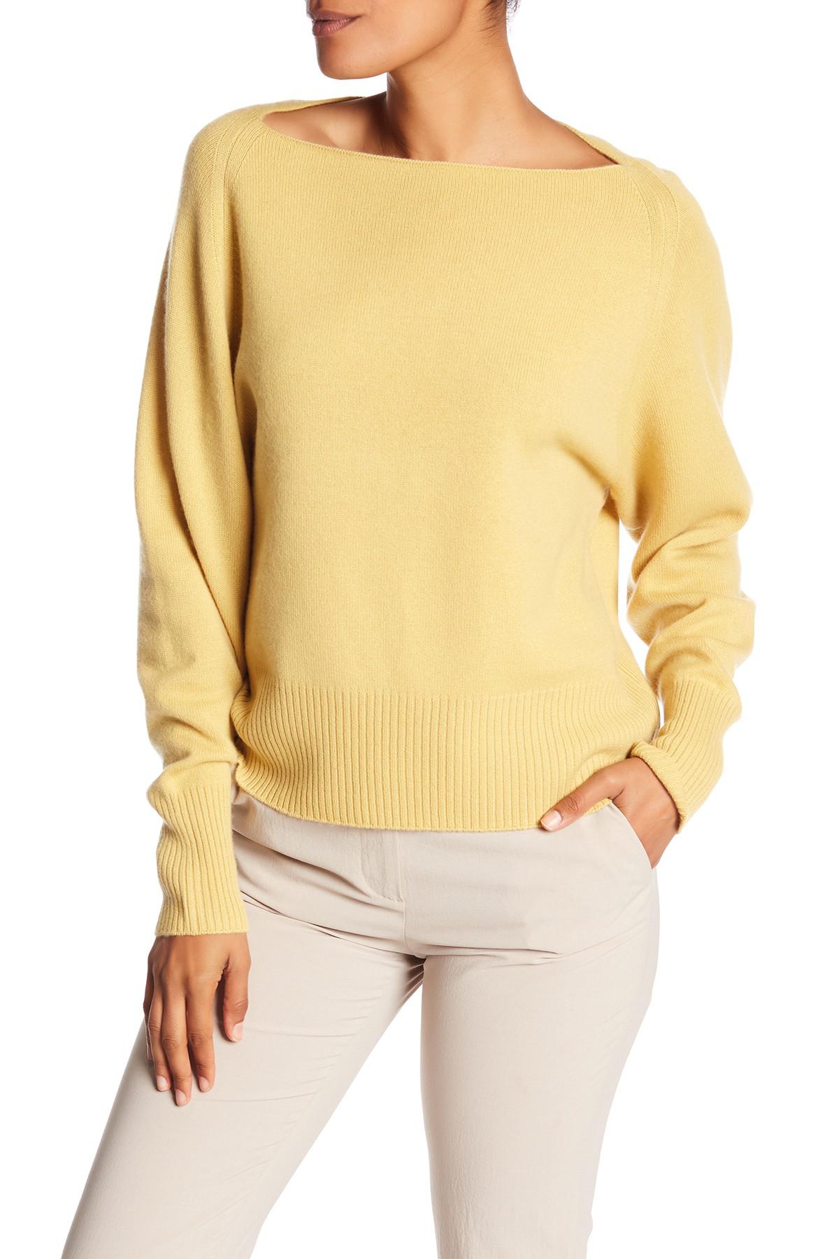 cashmere yellow sweater