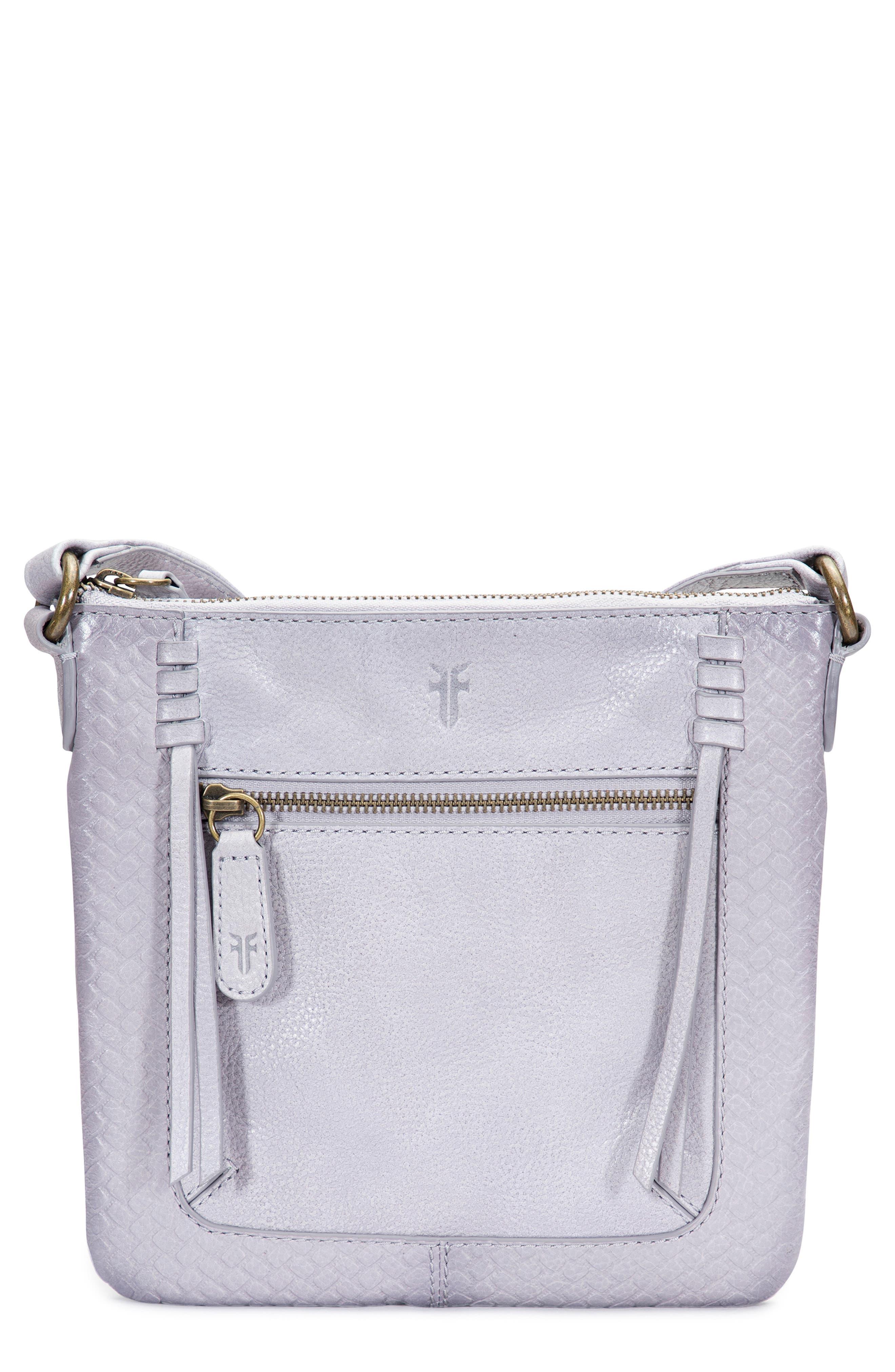 Frye Freya Medium Leather Crossbody Bag in Purple | Lyst