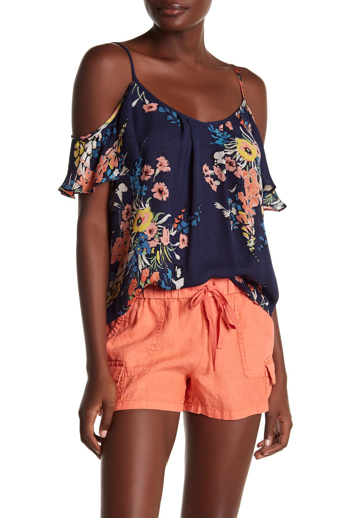 joie adorlee cold shoulder top