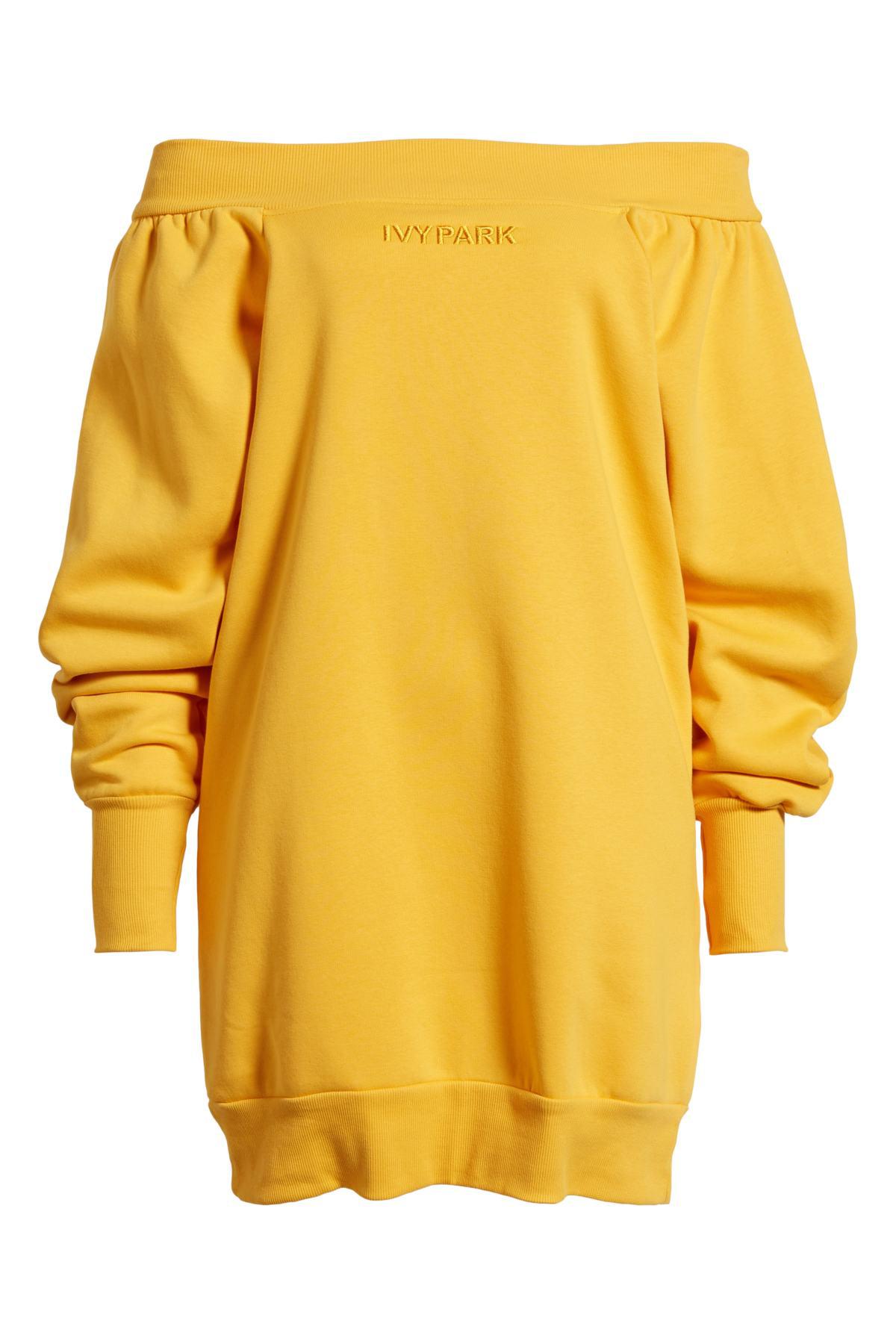 ivy park yellow sweatshirt