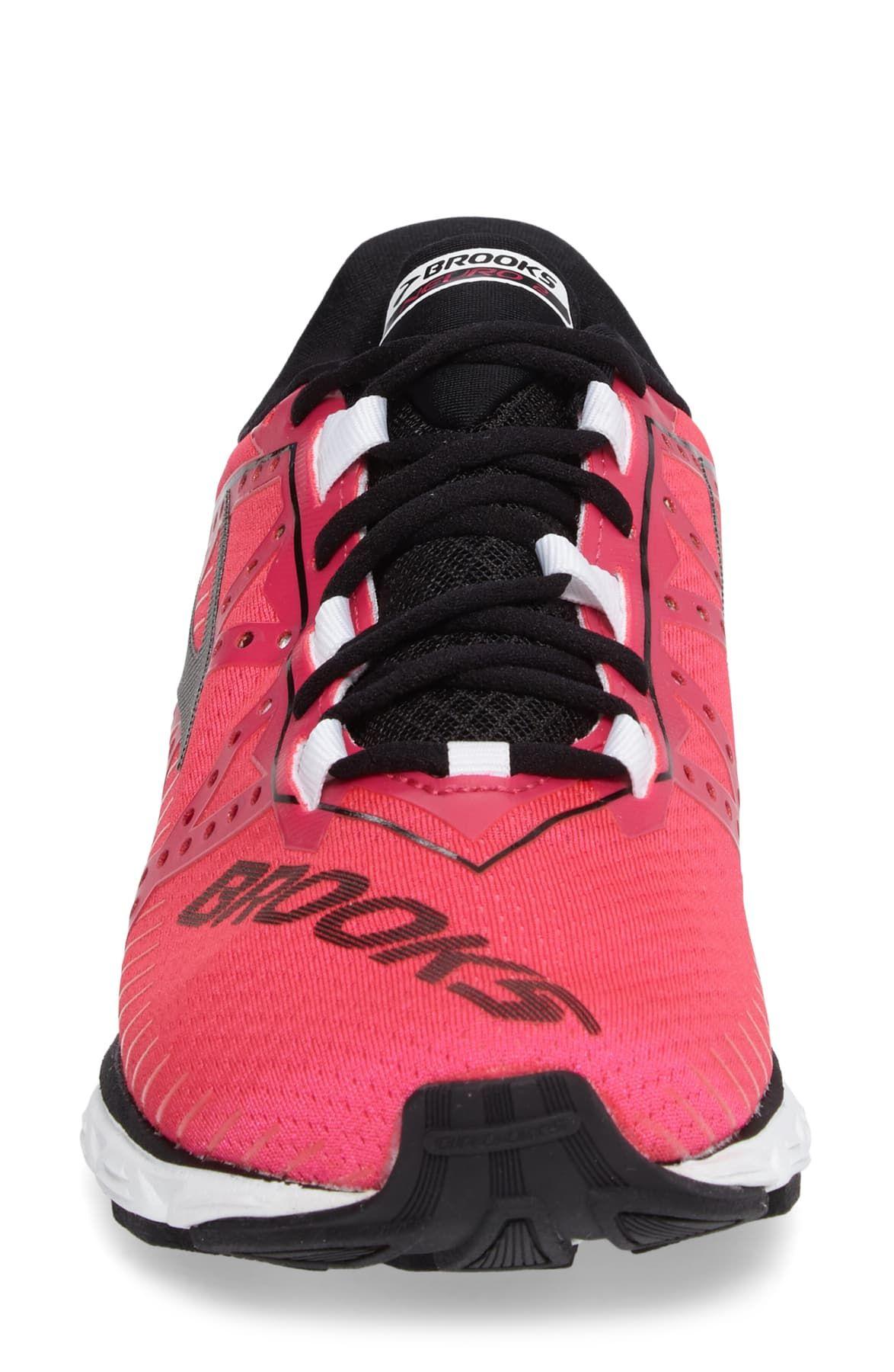 pink brooks running shoes