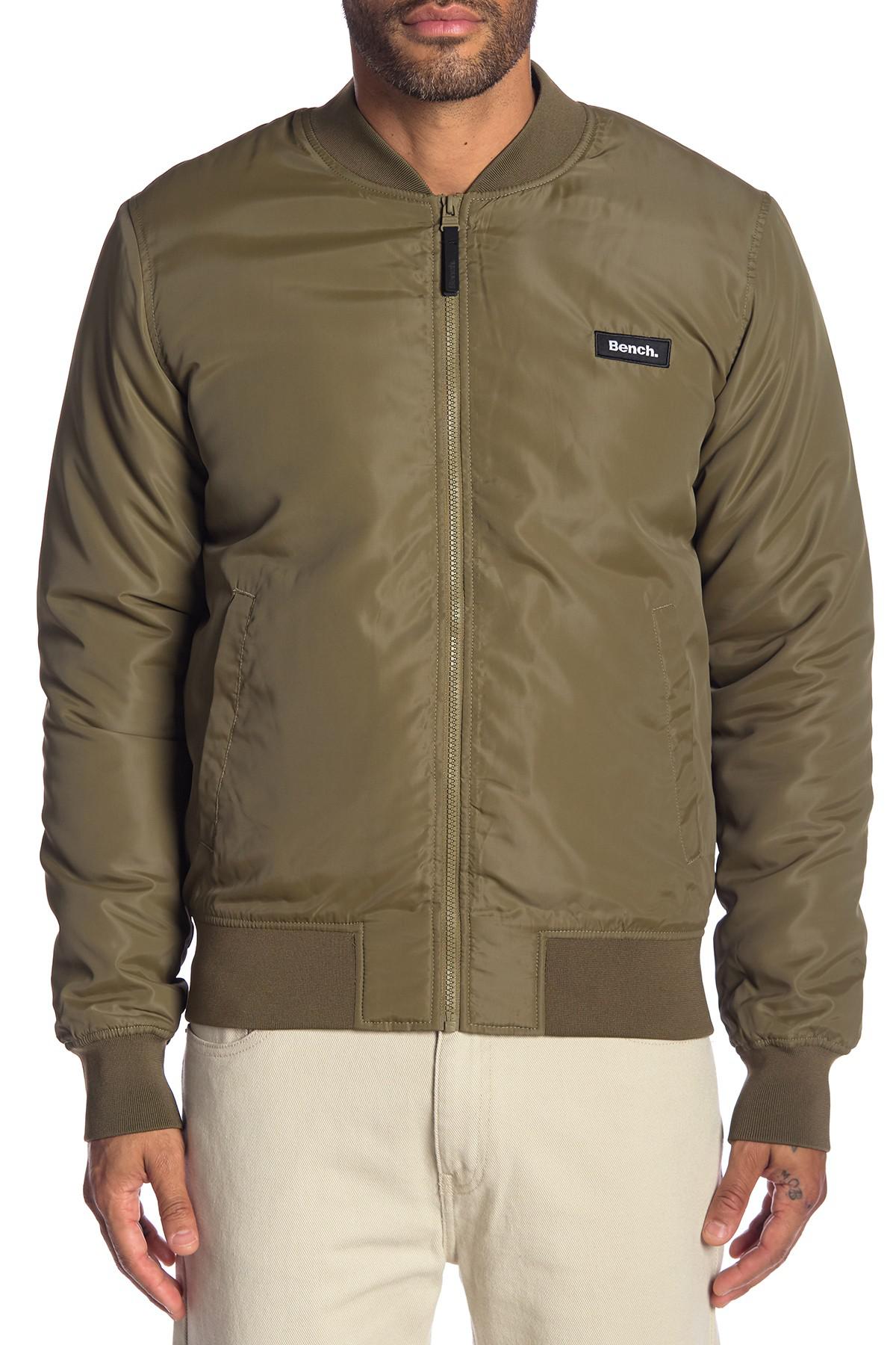 wadded bomber jacket