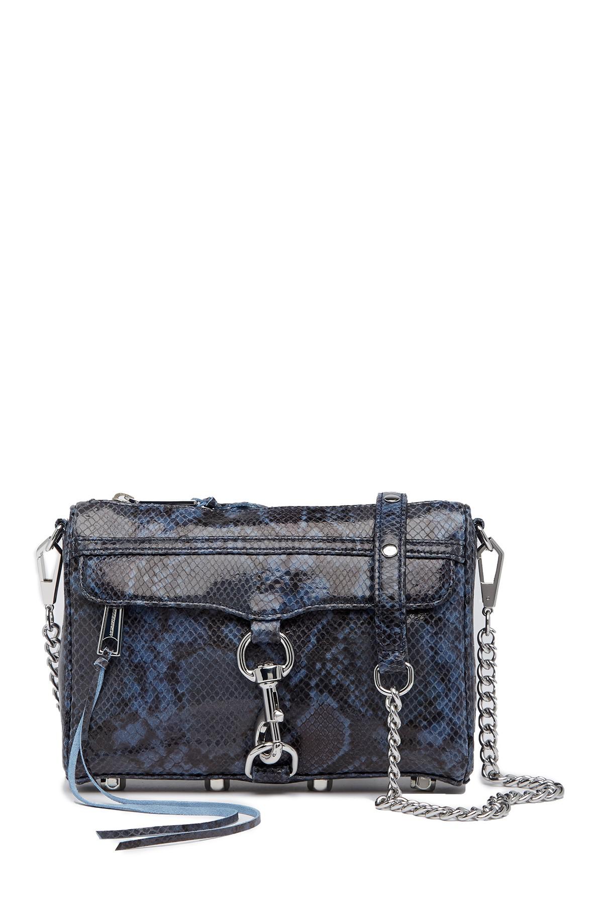 Rebecca minkoff snakeskin crossbody Outlet