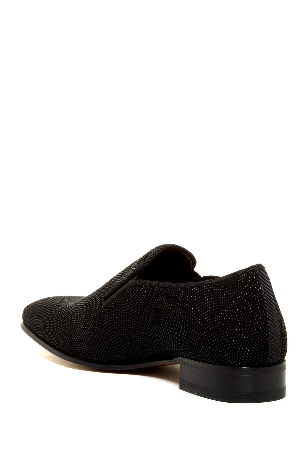 mezlan micro studded loafer