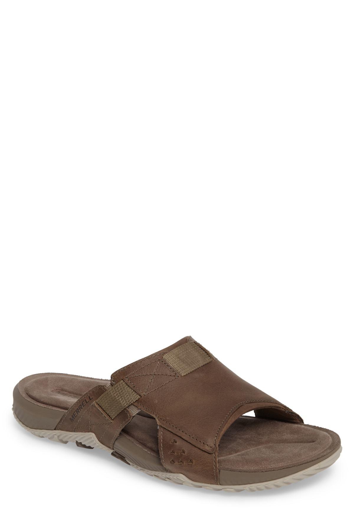merrell men's slide sandals