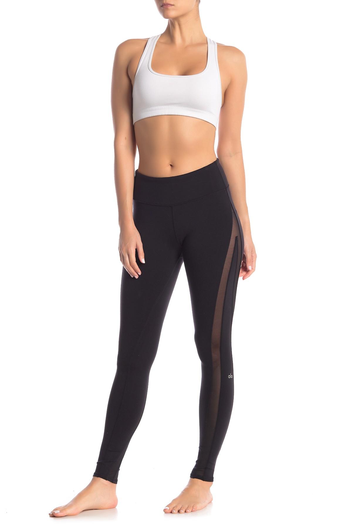 alo yoga mesh leggings