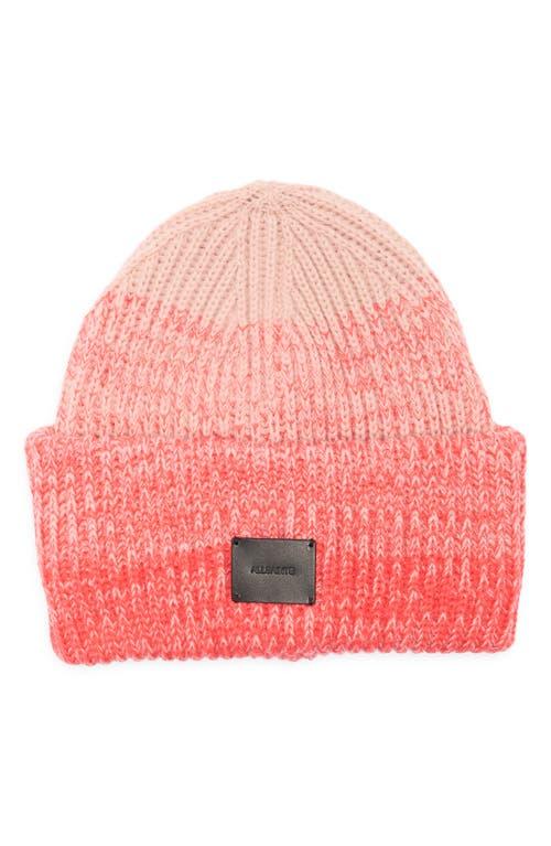 All Saints Beanie Hat Ombre Patch Beanie Pink Multi Wool Blend Outdoor Winter All Saints Beanie Hat Ombre Patch Beanie Pink | Mercari main image 4