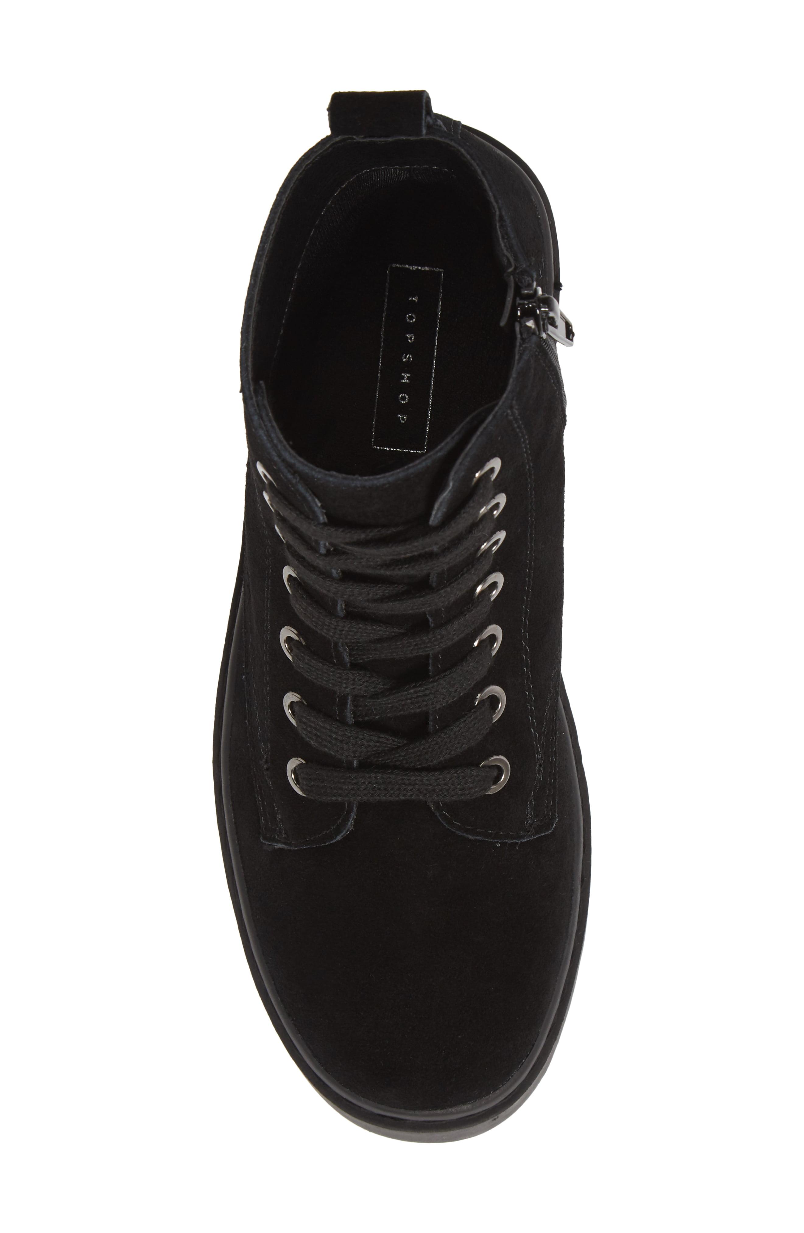 bumble leather lace up boots