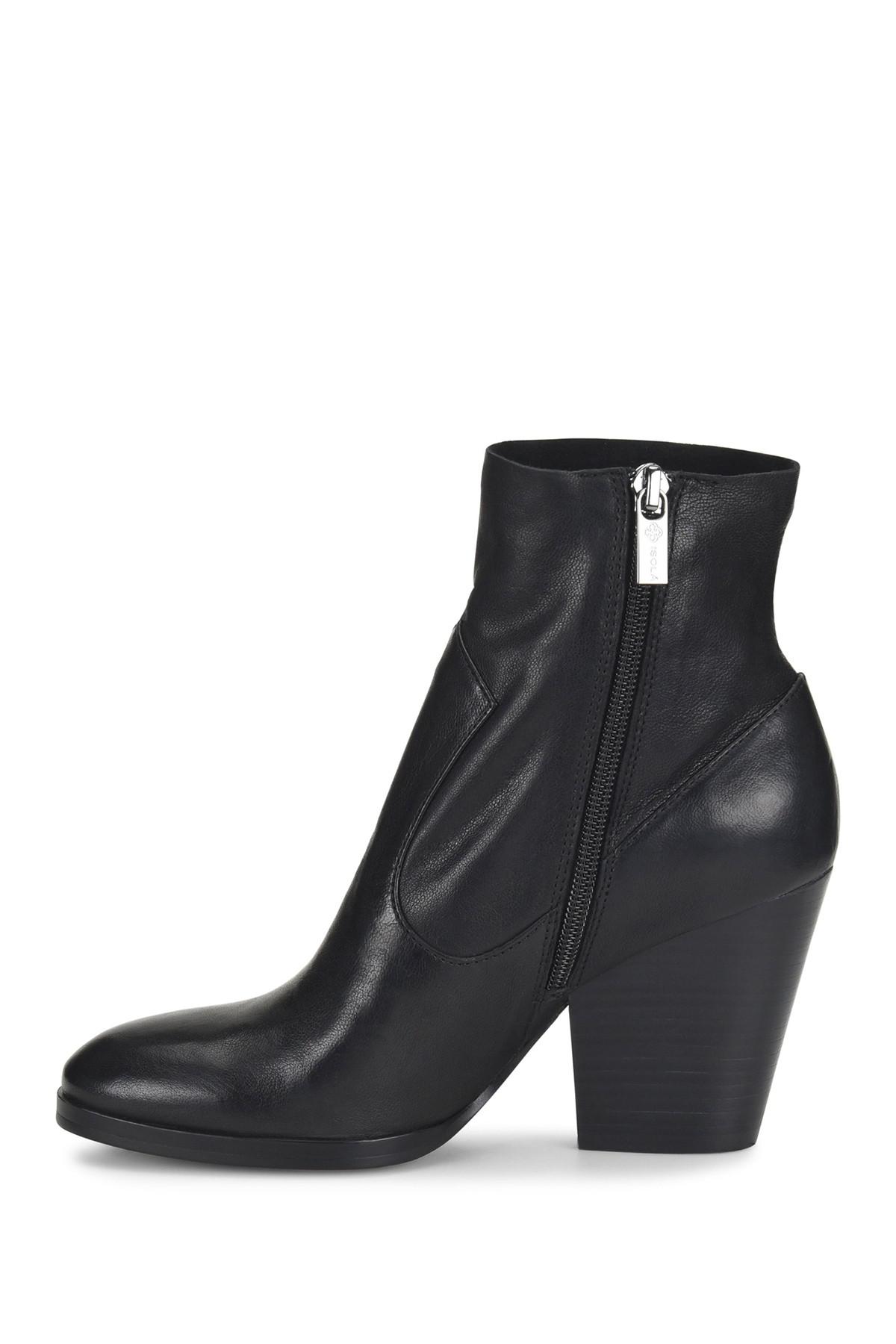 isola lani block heel bootie
