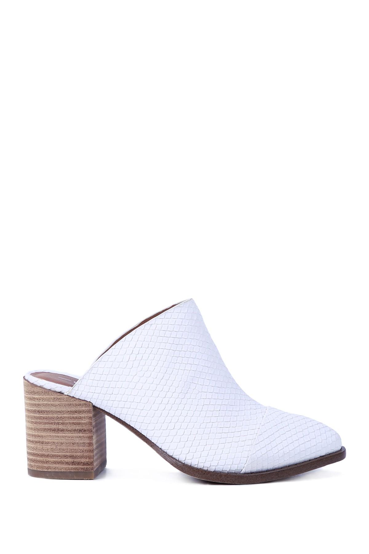 report tosh snake embossed mule