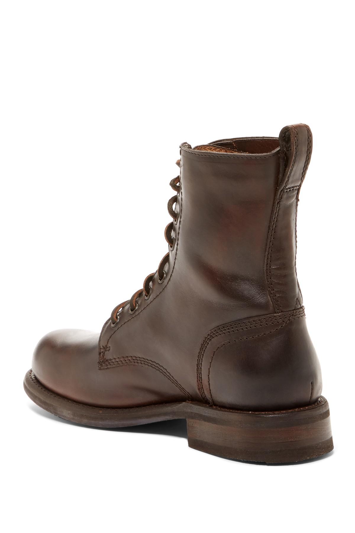 Frye Sutton Tall Lace-up Boot in Brown for Men | Lyst