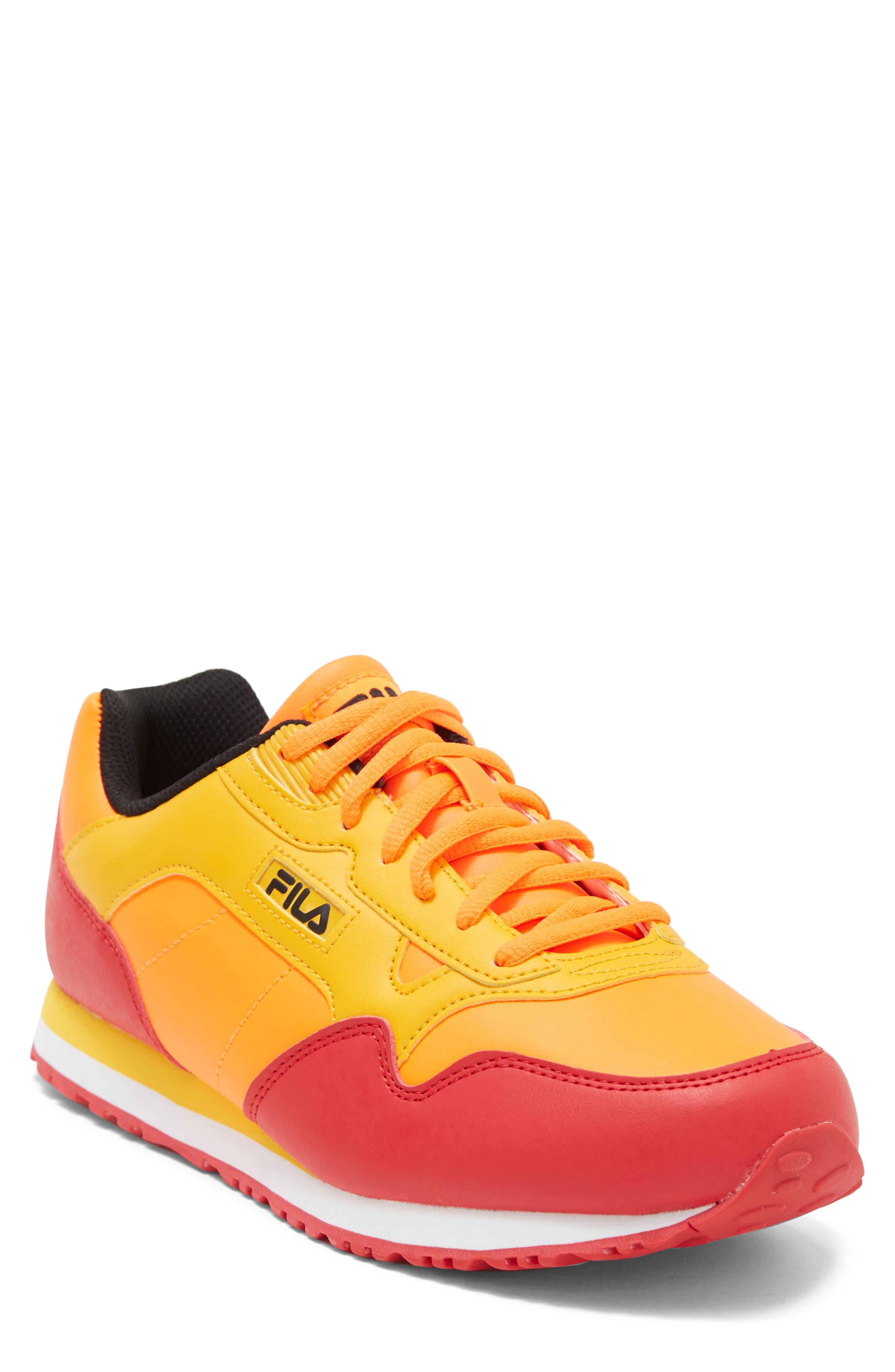 Aanklager Mechanisch Moeras Fila Cress Colorblock Sneaker in Orange for Men | Lyst