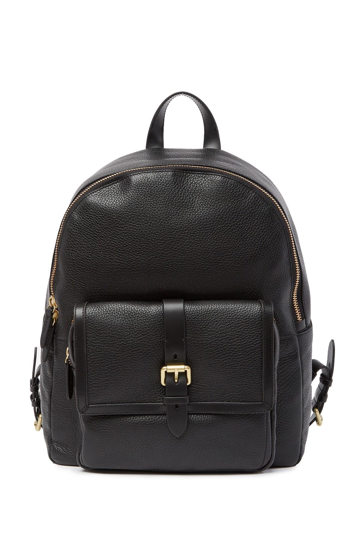 cole haan leather backpack