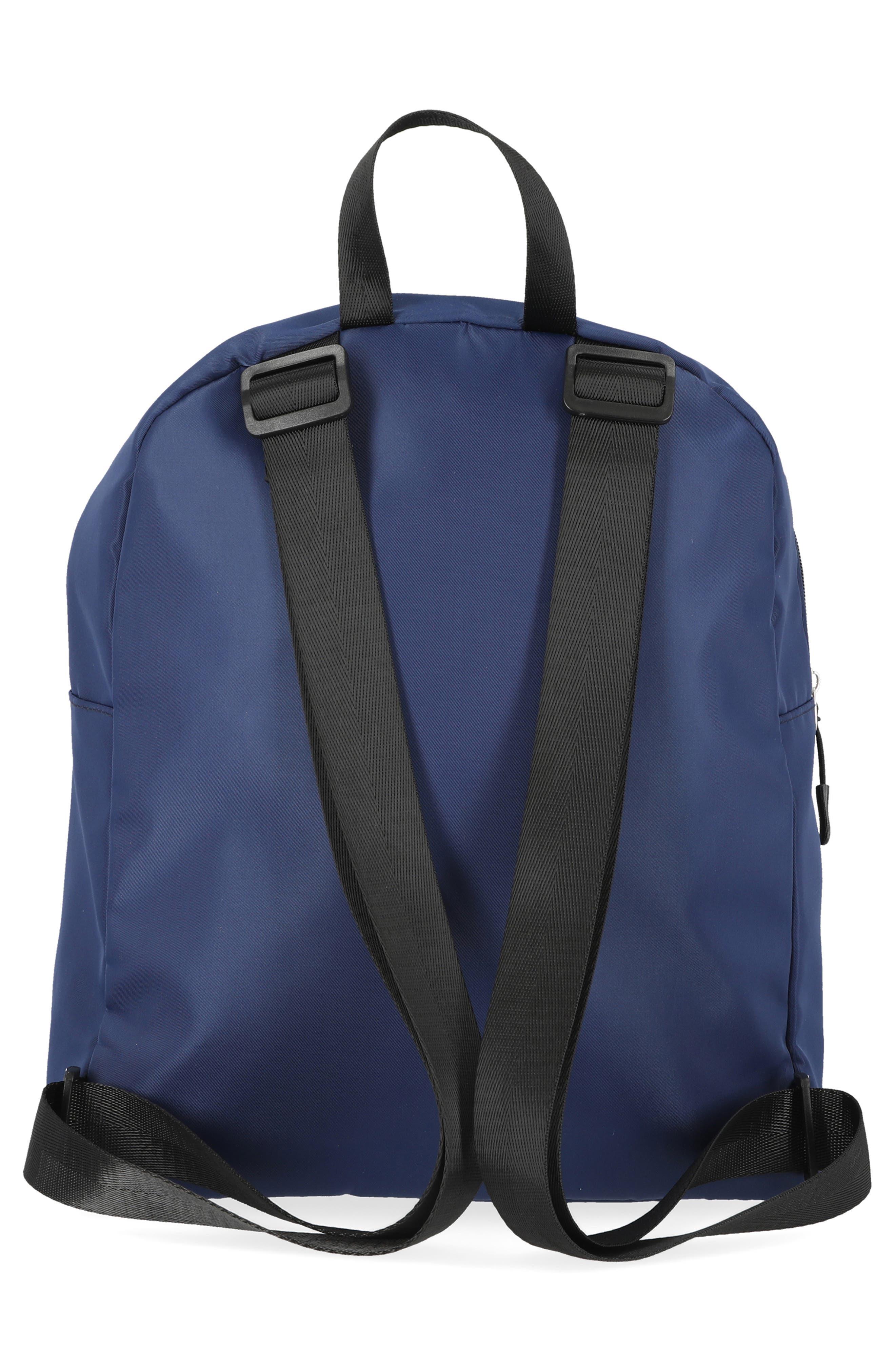 Tahari Brett Quilted Nylon Backpack in Blue Lyst
