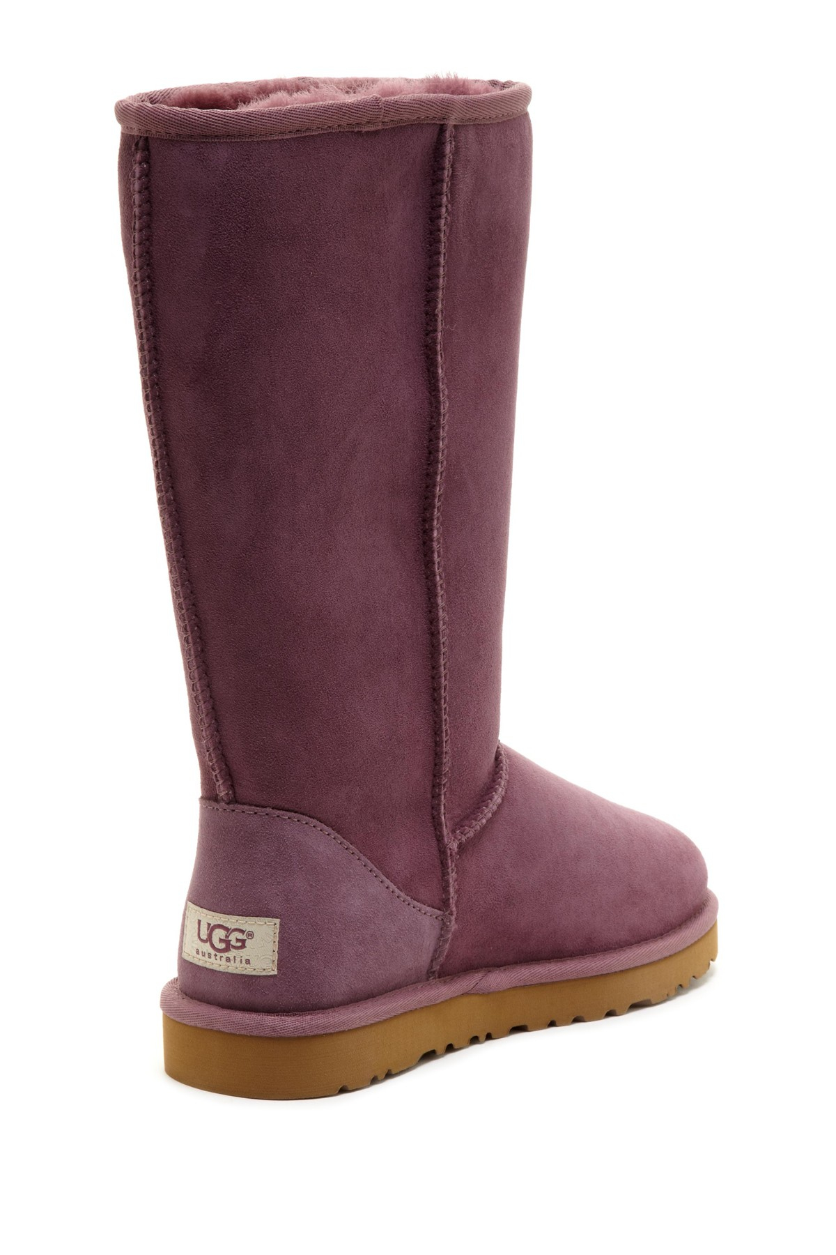 Lyst - Ugg Classic Genuine Shearling Tall Boot in Pink