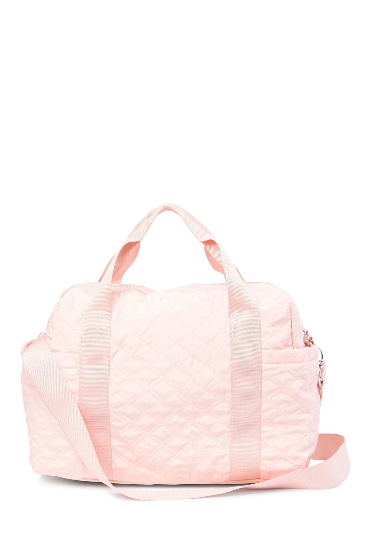 Steve Madden Quilted Weekender Women Nylon Duffel Bag