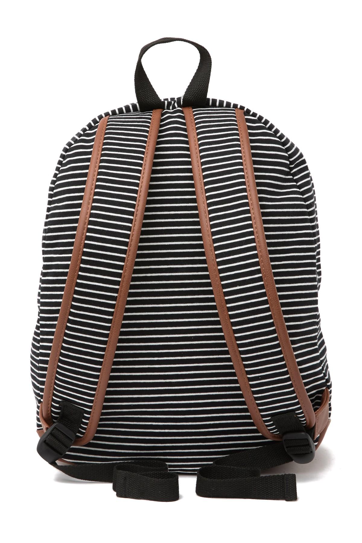 madden girl backpack striped