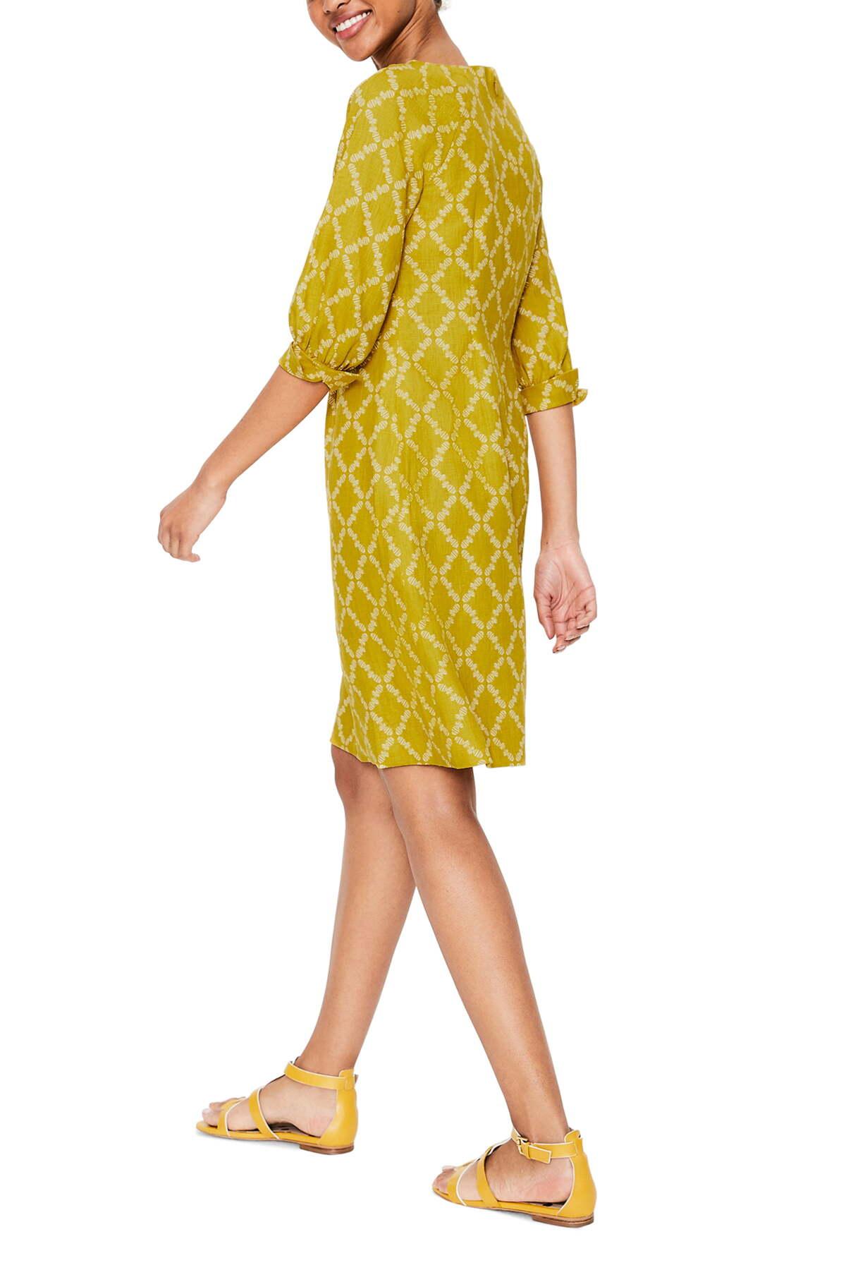 kate linen dress boden