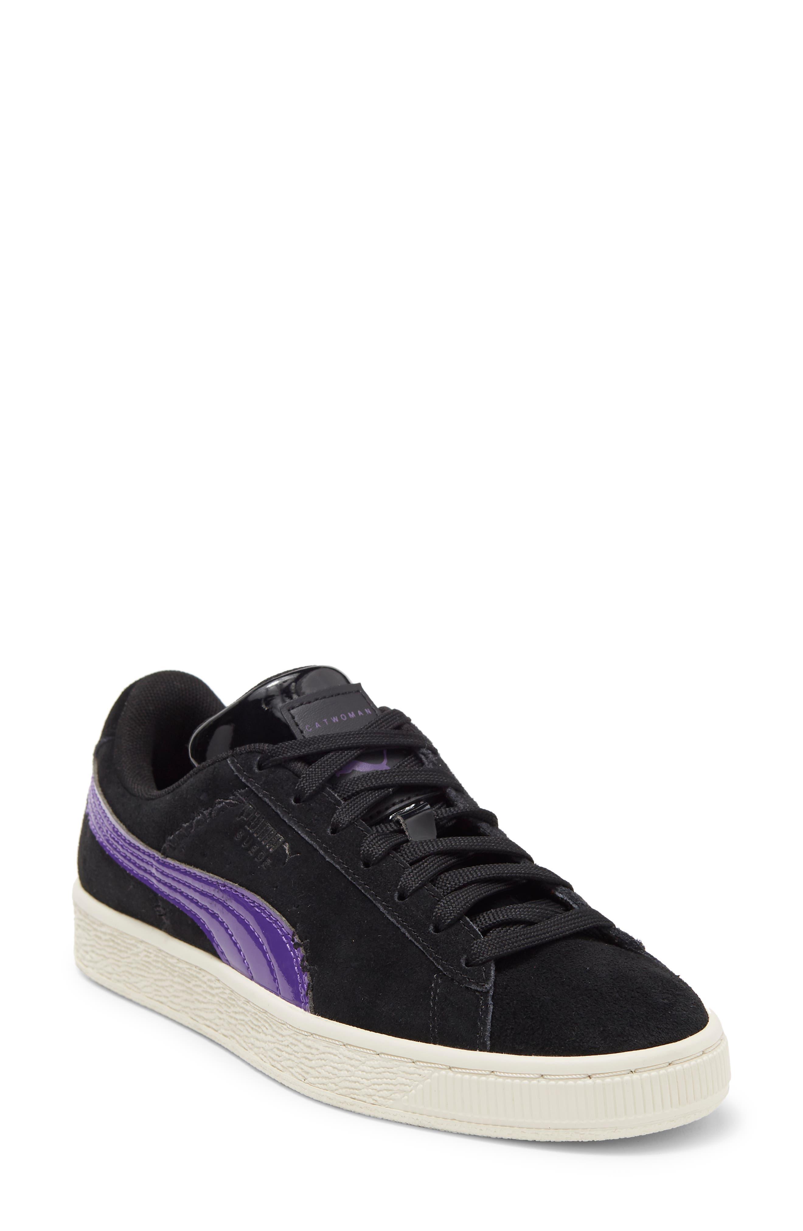 PUMA Classic Catwoman Sneaker In Black-heliotrope At Nordstrom Rack | Lyst