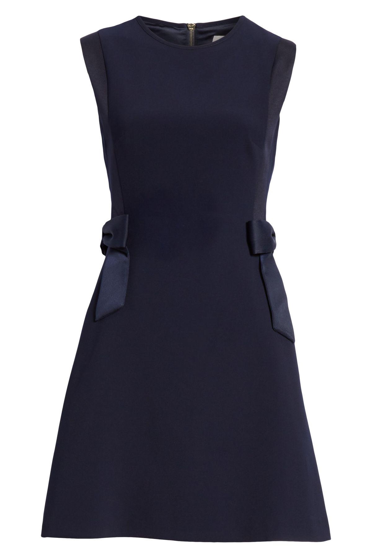 ted baker london meline side bow detail dress