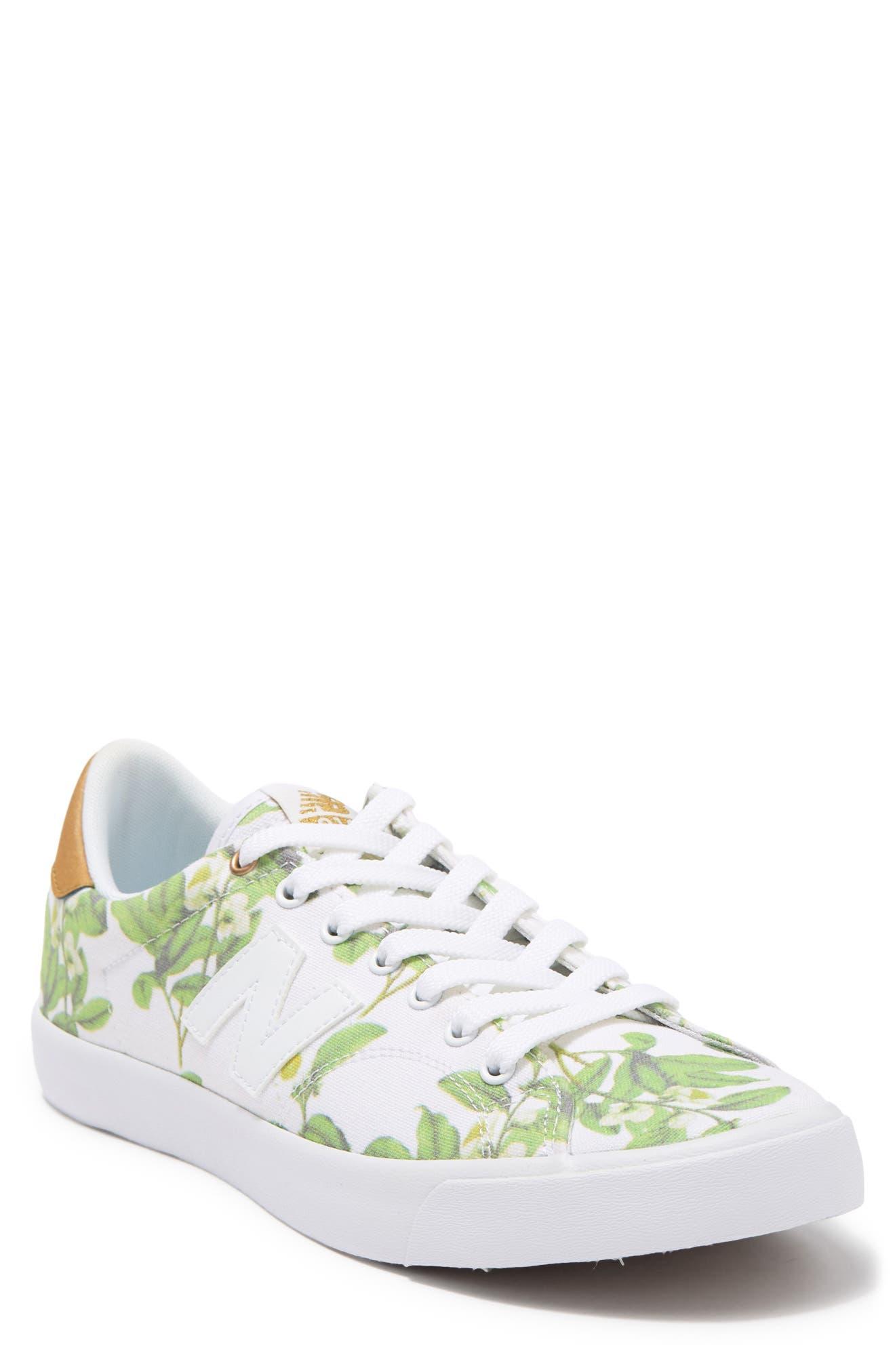 New Balance 210 Floral Canvas Skate Shoe In White/gree At Nordstrom Rack  for Men | Lyst