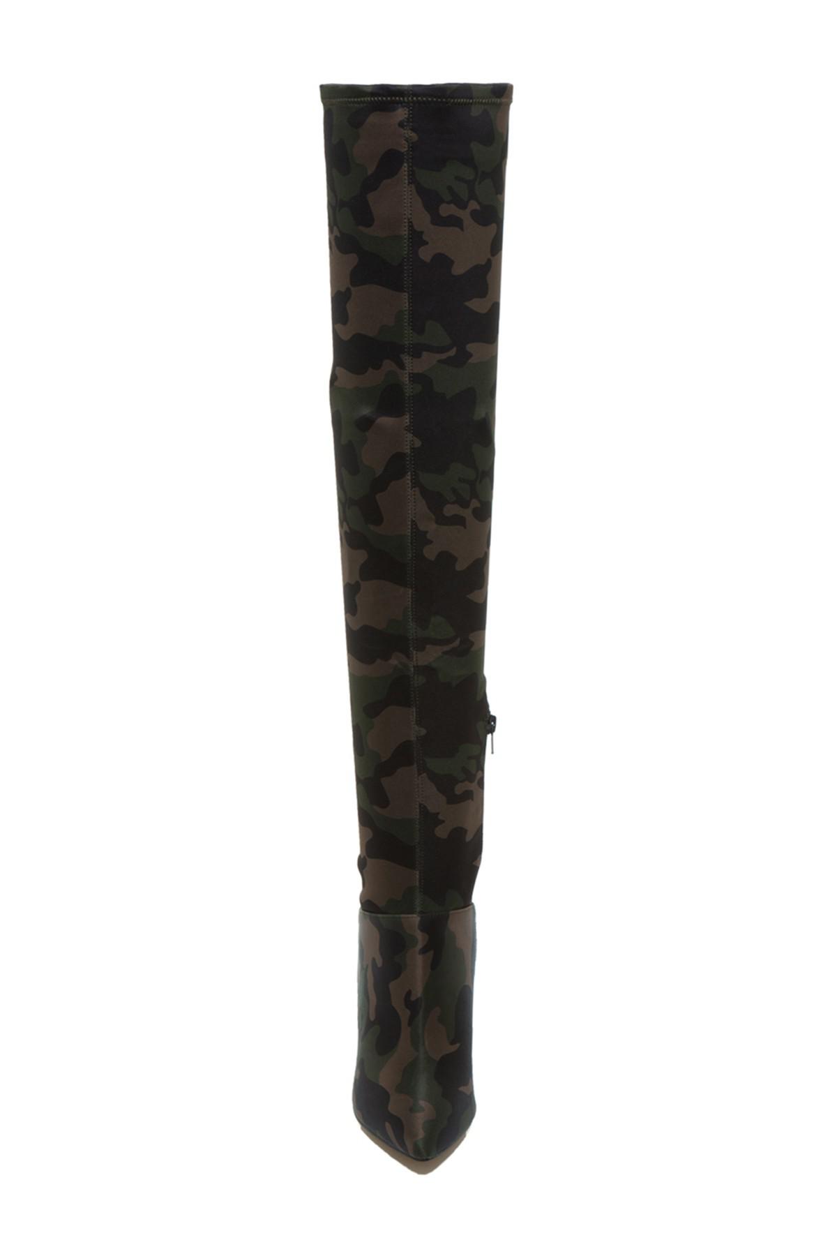 Camouflage thigh high boots aldo sales
