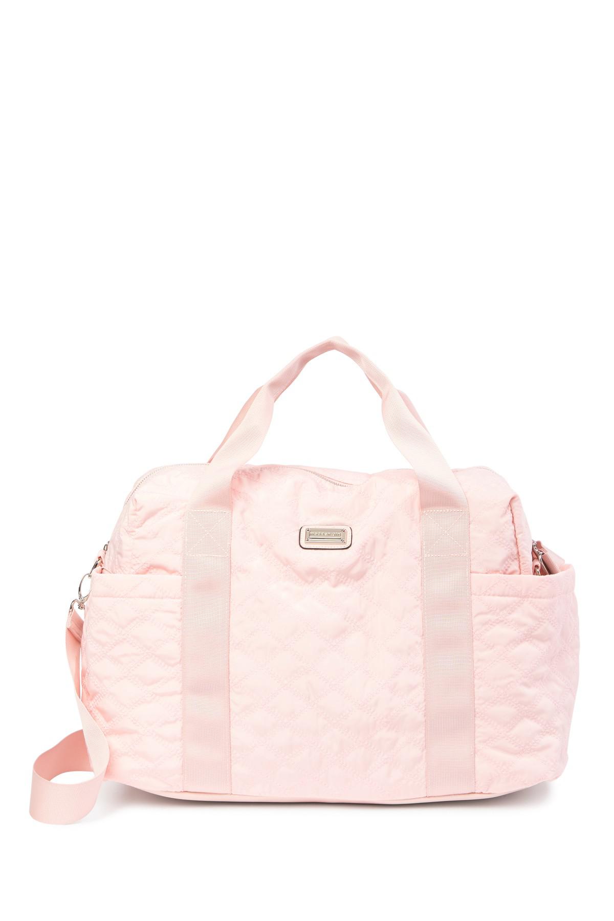 Madden Girl Synthetic Quilted Weekend Tote Bag in Blush (Pink) Lyst