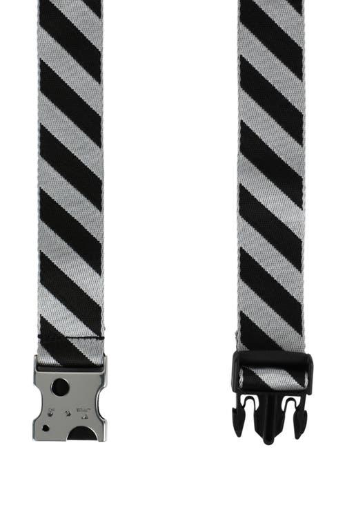 Off-White c/o Virgil Abloh Meteor Stripe Tape Belt in Black for Men