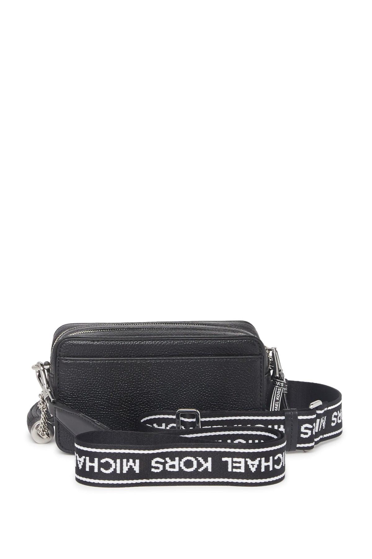 Michael Kors Small Camera Bag Black/Silver