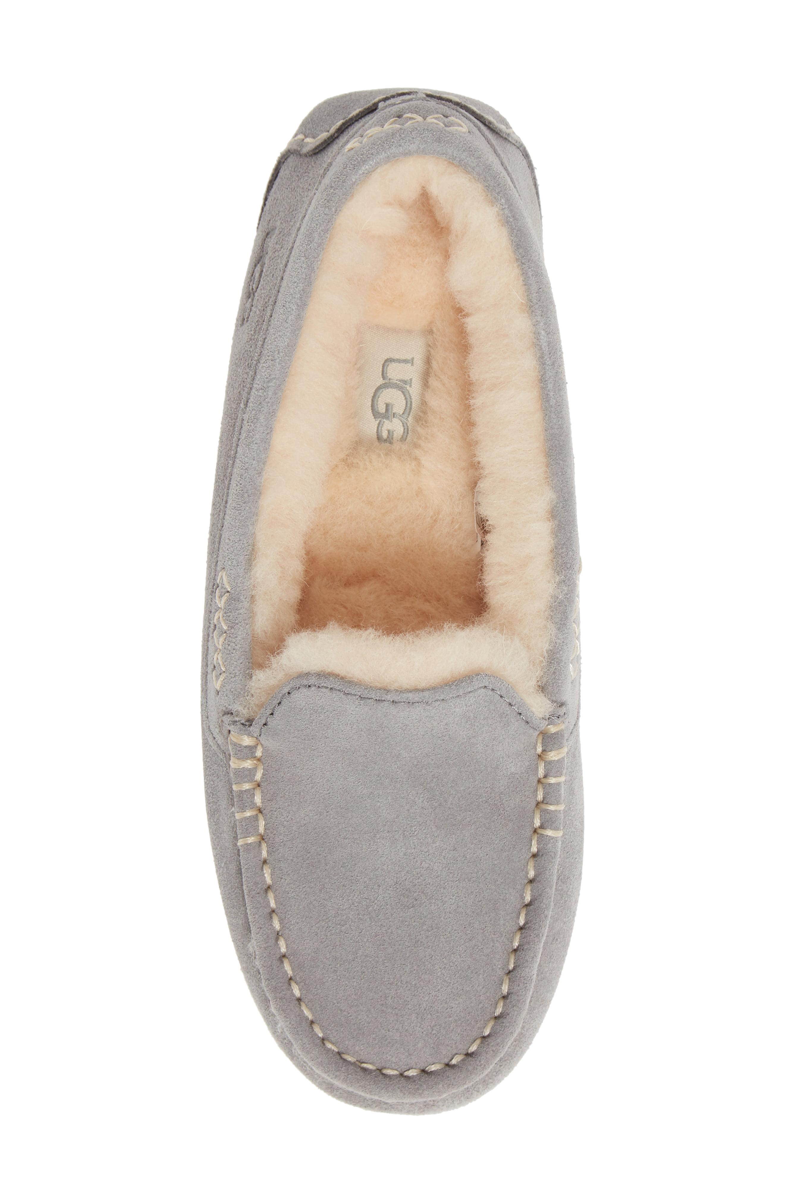 ugg ansley slippers light grey