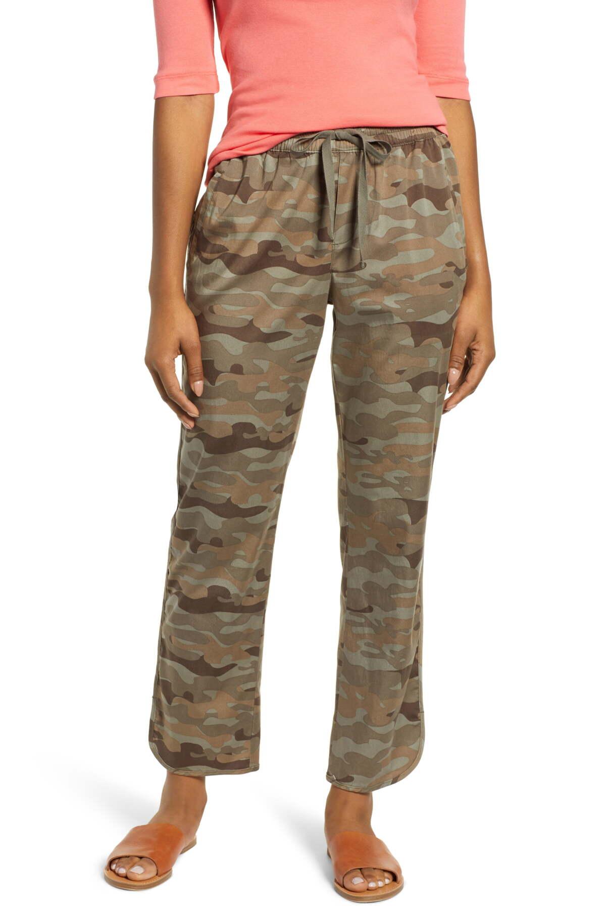 petite camo cargo pants