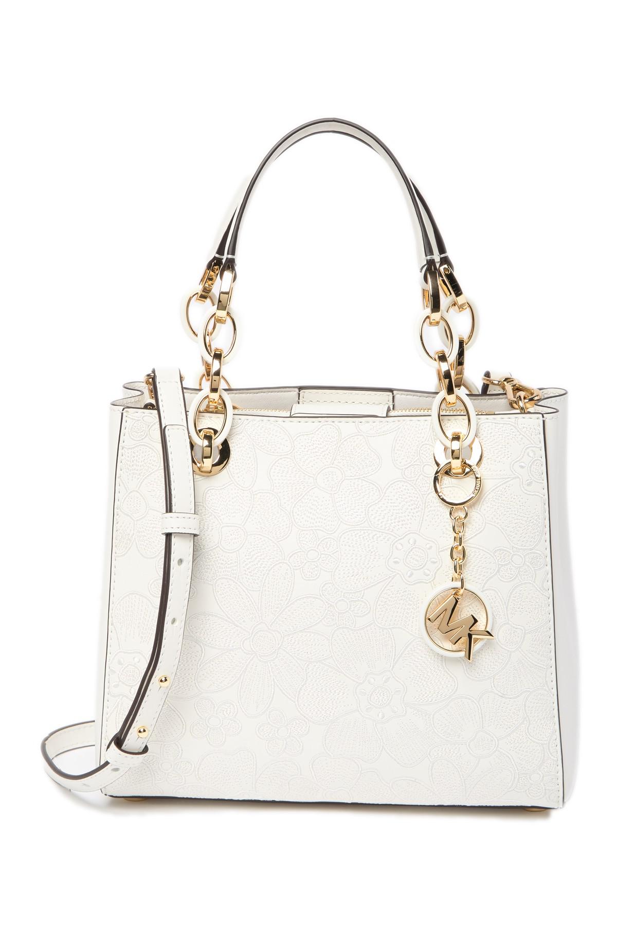 michael kors cynthia dressy satchel