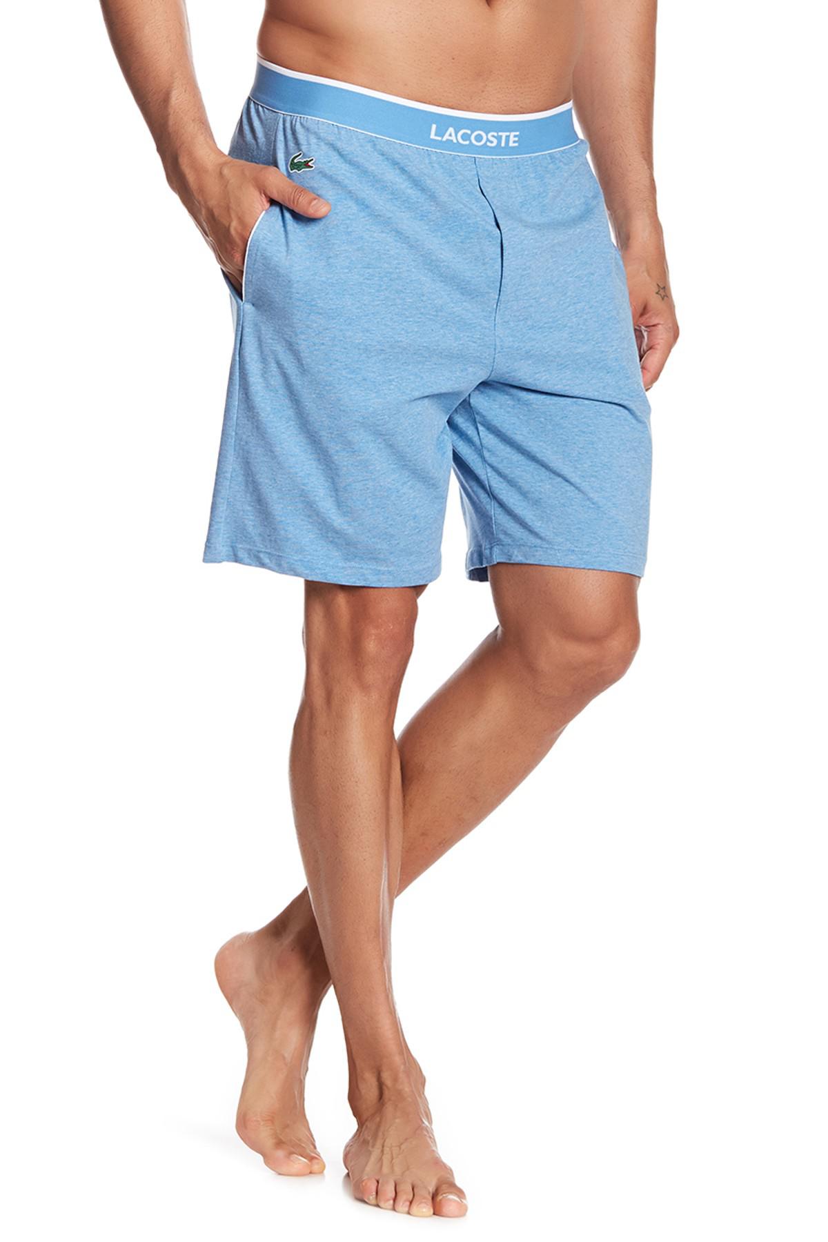 Lacoste Cotton Stretch Sleep Shorts in 
