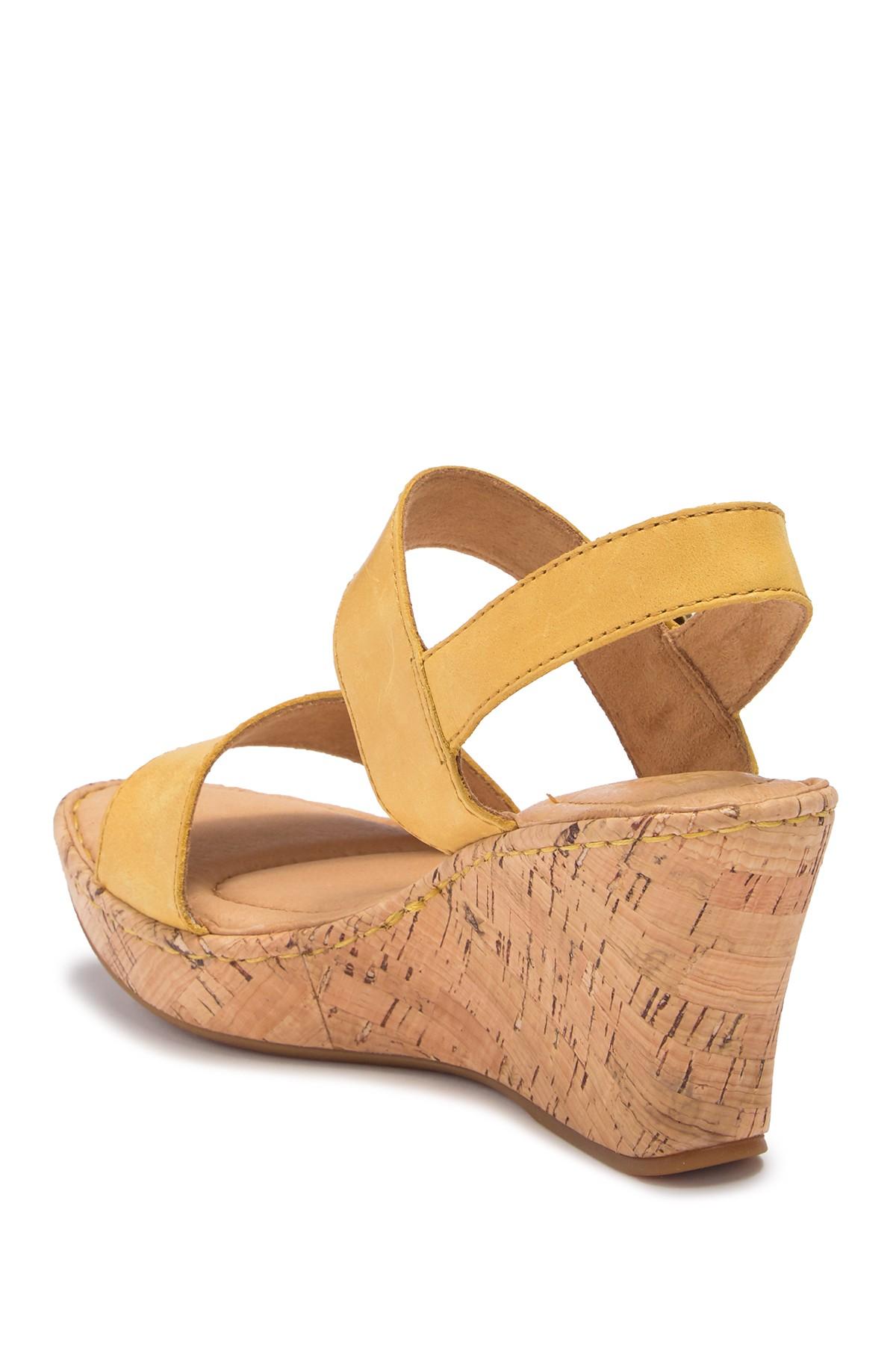 born boulder platform wedge sandal