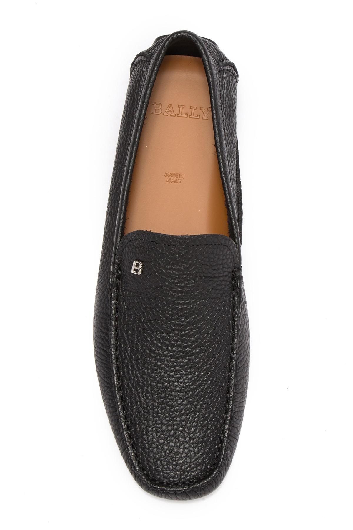 bally classic leather drivers