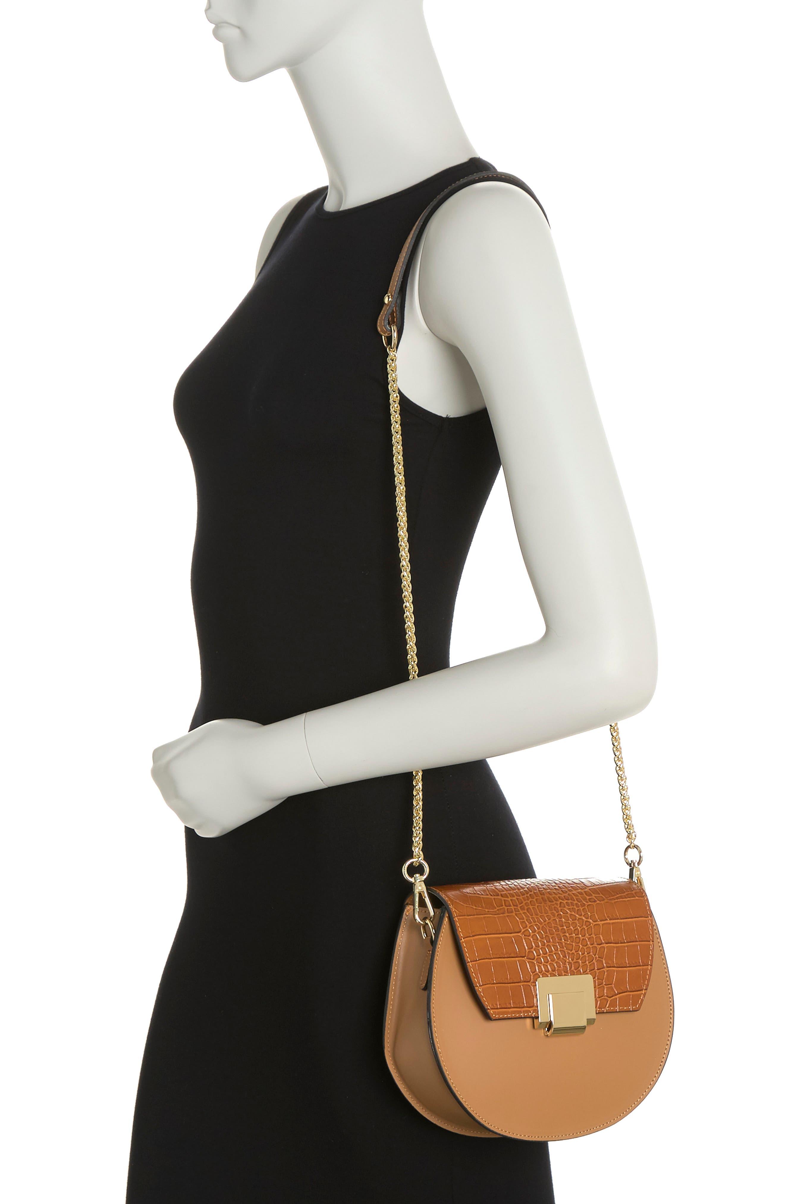 Giorgio costa leather online croc embossed satchel
