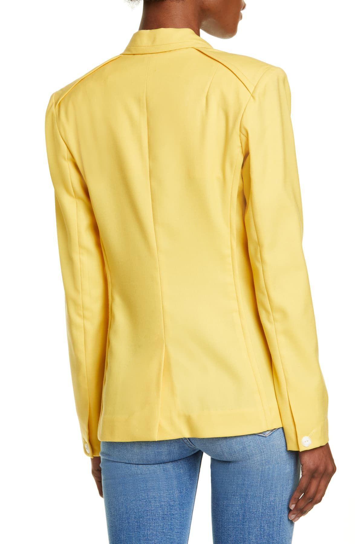 Rag & Bone Bonnie One-button Blazer in Yellow - Save 80% - Lyst