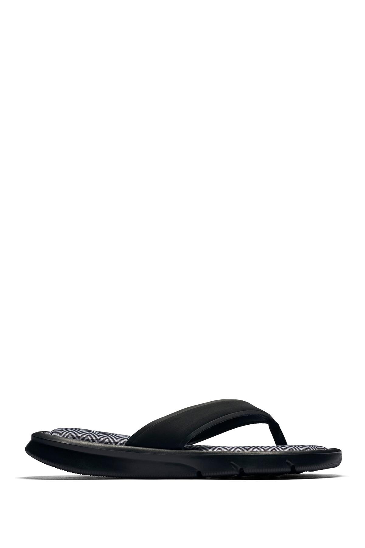 Nike Rubber Ultra Comfort Flip Flop In Black Lyst