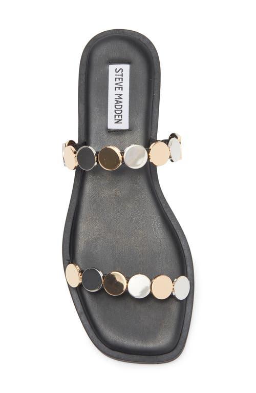 【レディース】Steve Madden Ariele Studded サンダル Steve Madden Ariele Studded Slide Sandal in White | Lyst
