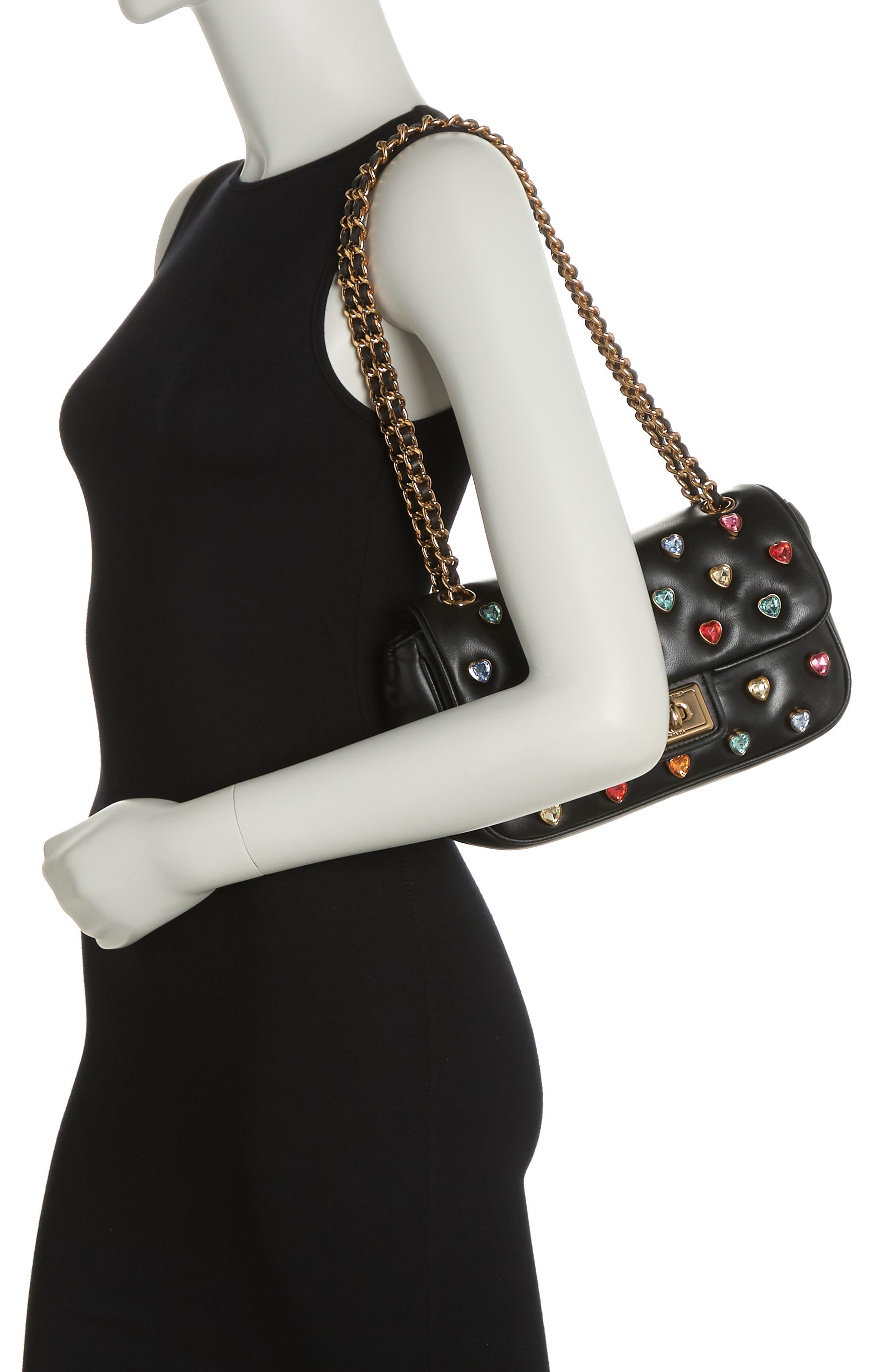Karl Lagerfeld Agyness Quilt Shoulder Bag in Black Lyst