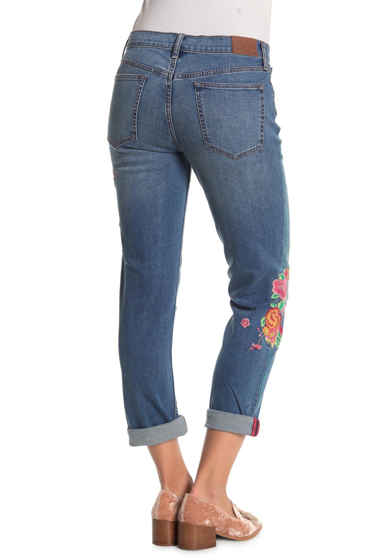 Denim Blossom Boyfriend Jeans 