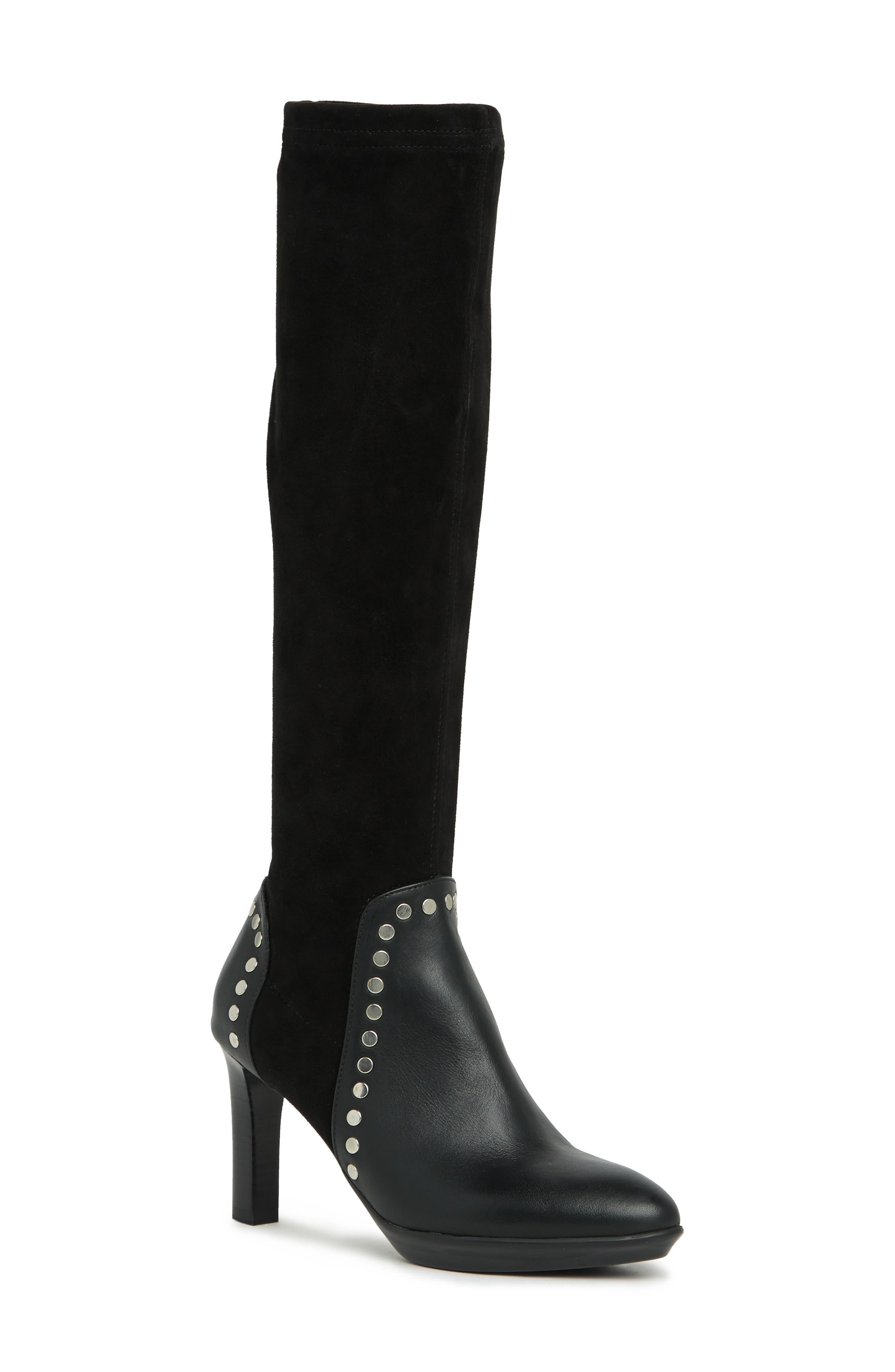Aquatalia nicolette hotsell stretch suede boots