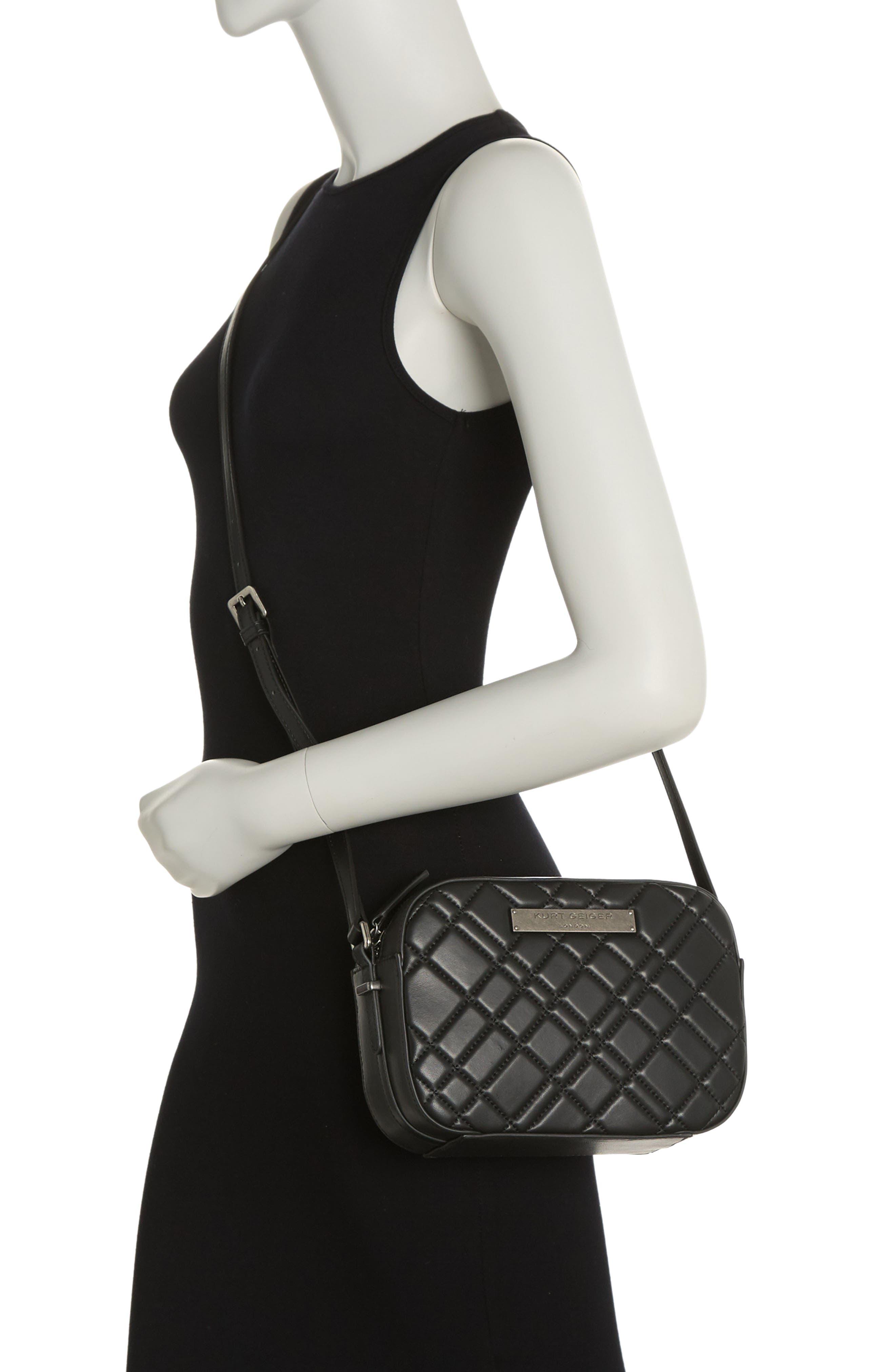 Kurt Geiger Brixton Quilted Camera Bag in Black Lyst