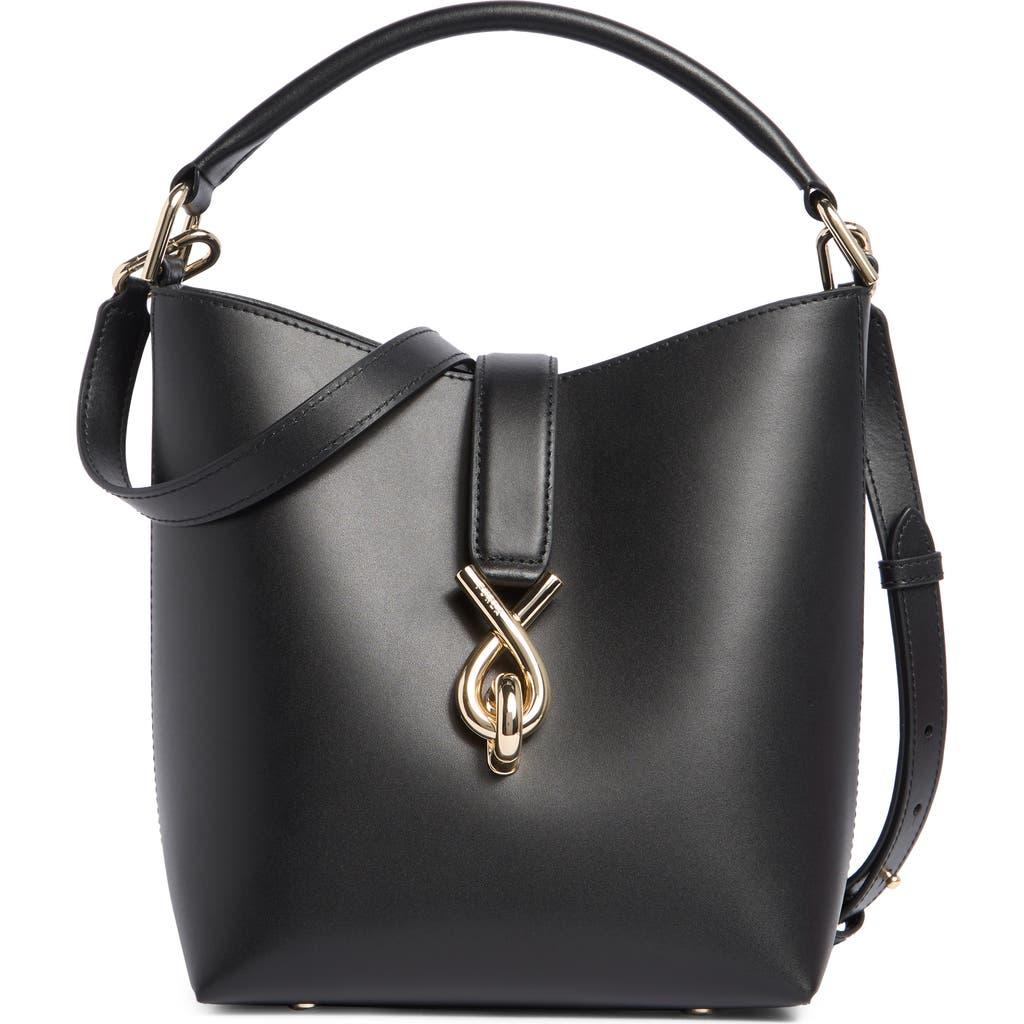 Furla Mianova Leather Bucket Bag in Black | Lyst